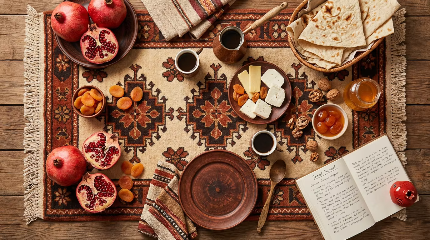 Scenic Armenia planning background